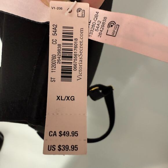 NWT Victorias Secret Love Cloud Smooth Bra XL Black Wireless Adjustable Straps - Picture 7 of 11